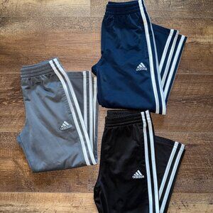 adidas Boys' Athletic Pants Size 5 Set of 3